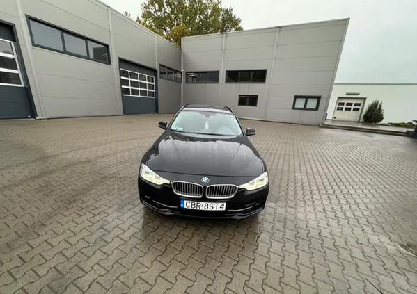 BMW Seria 3 cena 79900 przebieg: 101000, rok produkcji 2017 z Brodnica małe 92